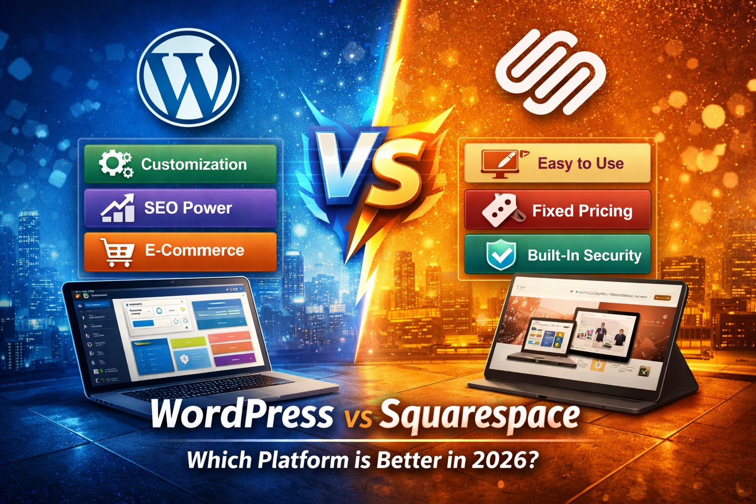 WordPress vs Squarespace Which Platform Is Better for Your Website in 2026